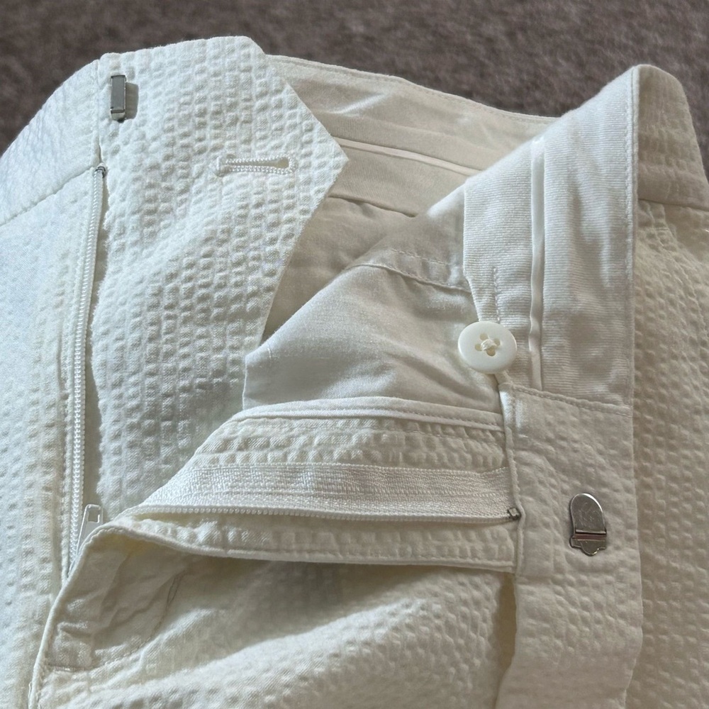 Ralph Lauren White Tailored Bermuda Shorts - Picture 9 of 11